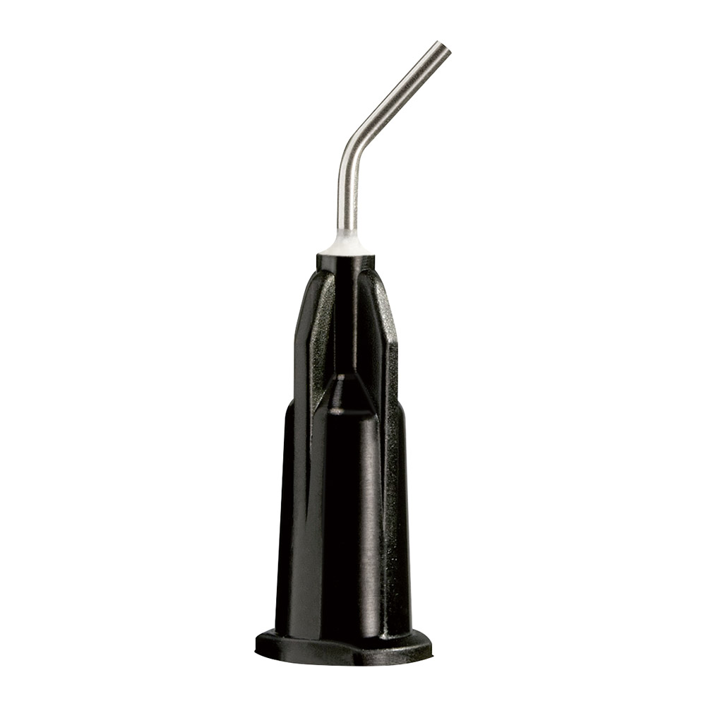 Luer-Lock-Tips gebogen schwarz, 60 Stück