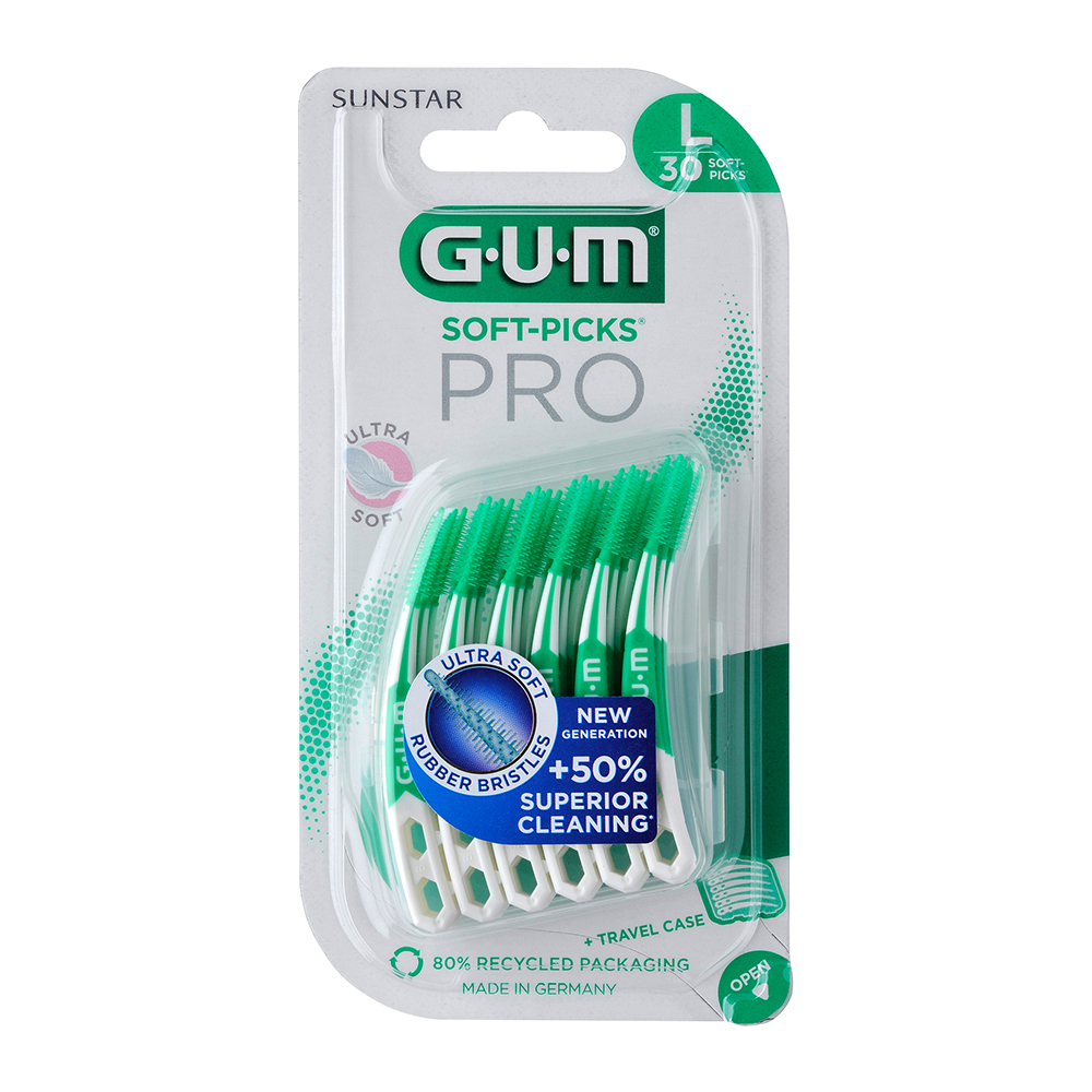 GUM SOFT-PICKS PRO L, 30 Stück