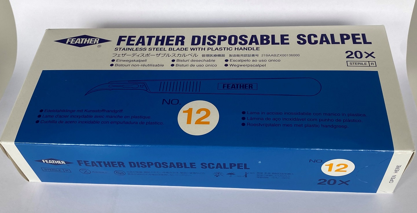 Feather Einmalskalpelle Nr. 12 20 Stk
