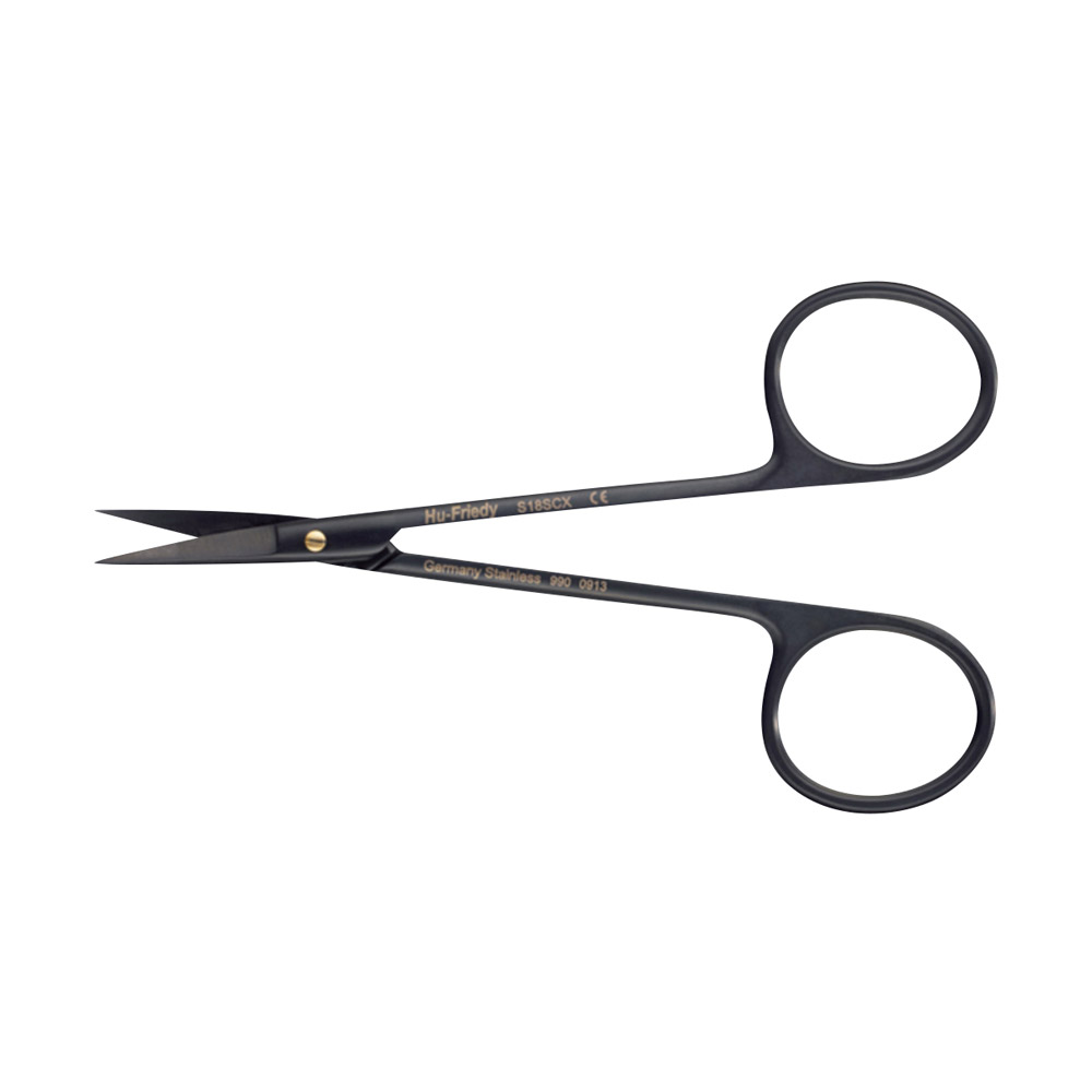 Iris Schere Black Line Super Cut gebogen schmal, Stück