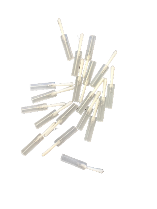Novbrush Pinseleinsätze medium transparent-weiß, 100 Stück