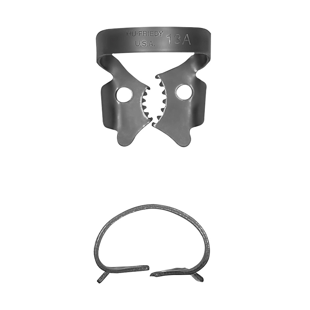 Kofferdam-Klammer 13A linker Molar Black Line, Stück
