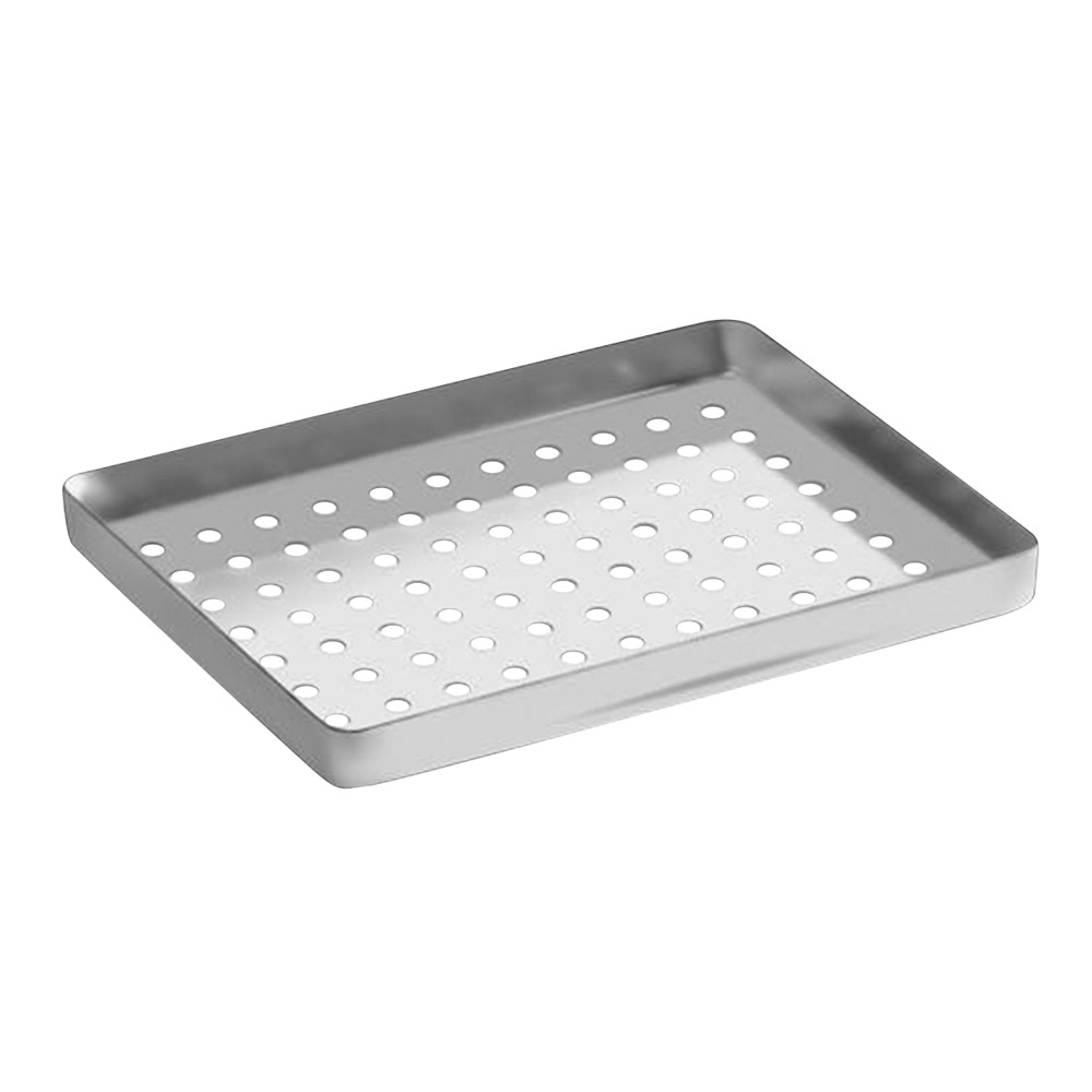Edelstahlboden gelocht 180 x 140 x 19 mm, Stück