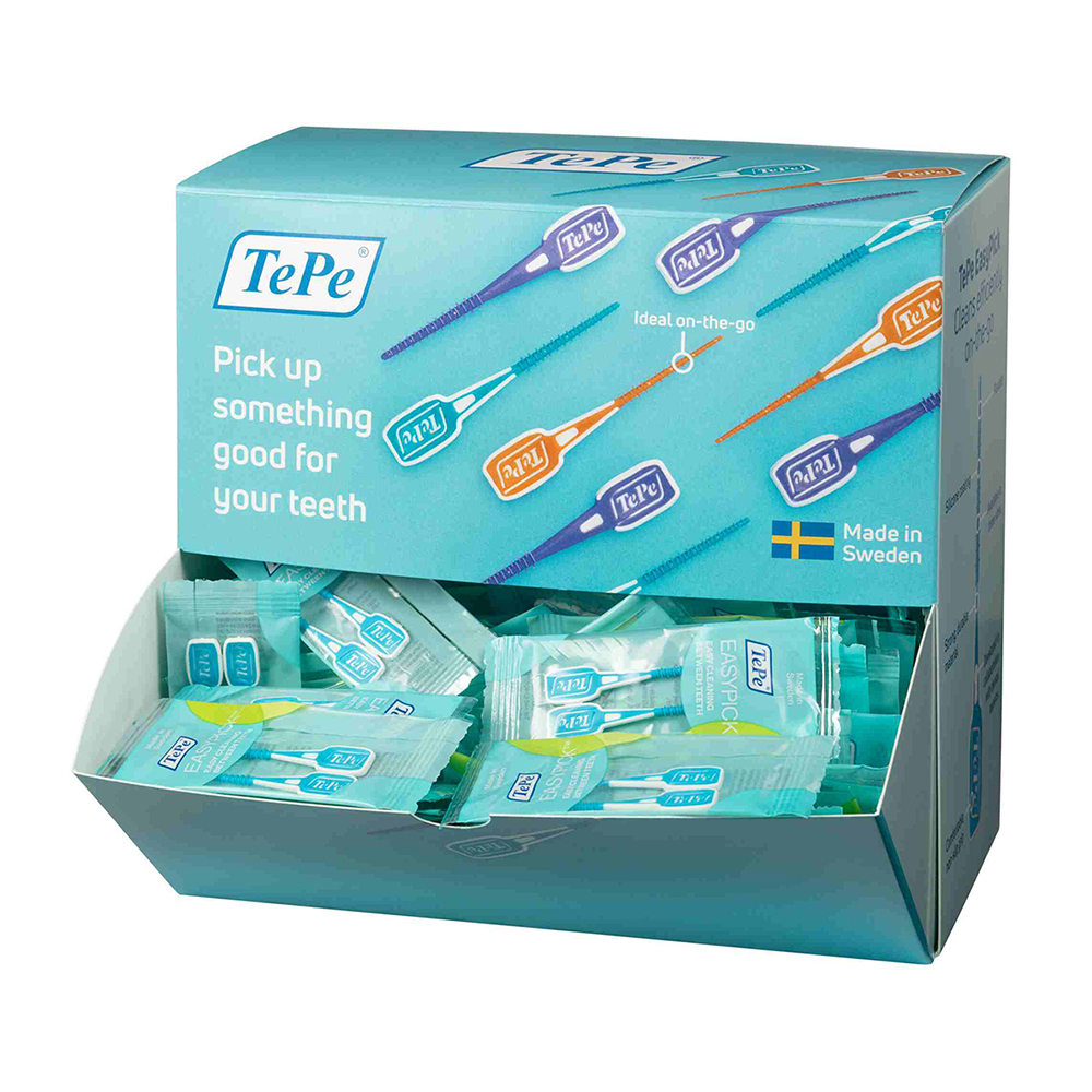 Tepe EasyPick M / L blau, 100 x 2 Stück Spender