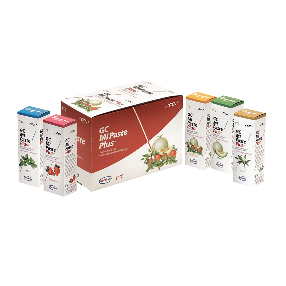 MI Paste Plus, 10 x 40 g Tuben sortiert