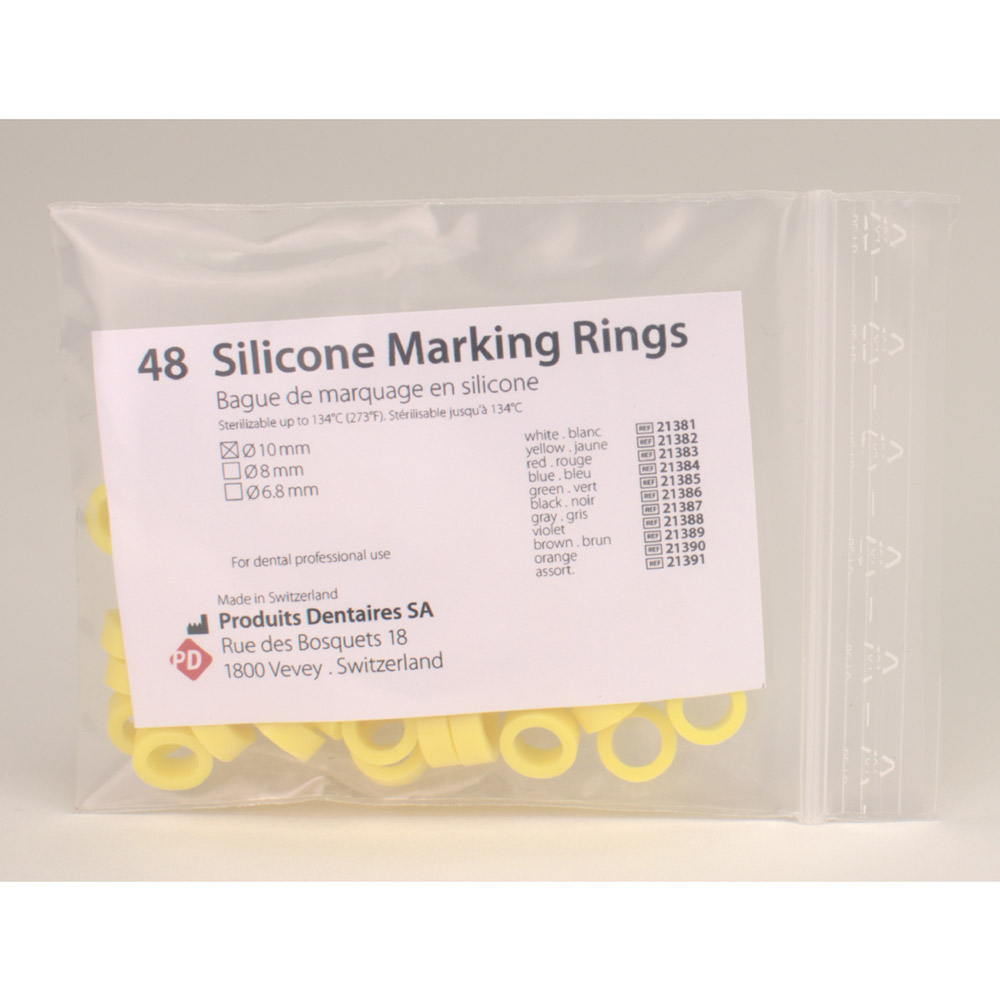SILIKON RINGE PD GELB 10MM PA/48