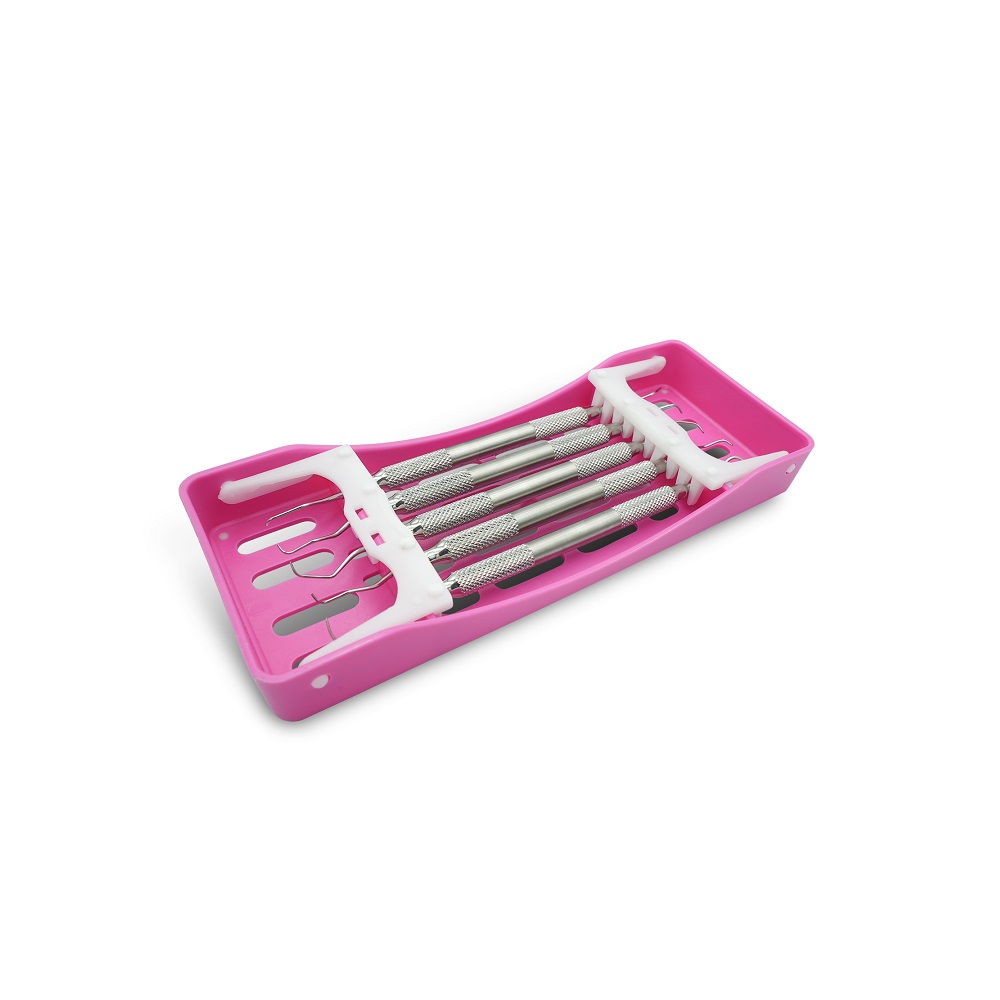 Paro-Set im SteriWashTray 3030-S pink, Set