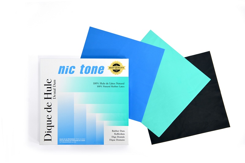 Nictone Rubber Dam Heavy Blue  6x6  Pg