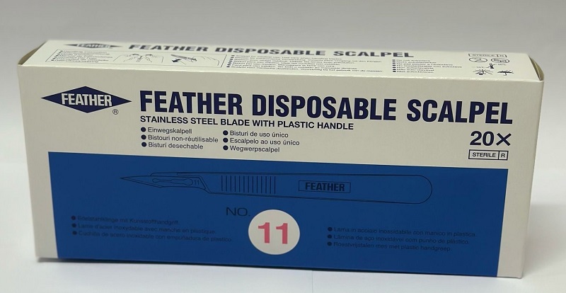 Feather Einmalskalpelle Nr. 11  20 Stk