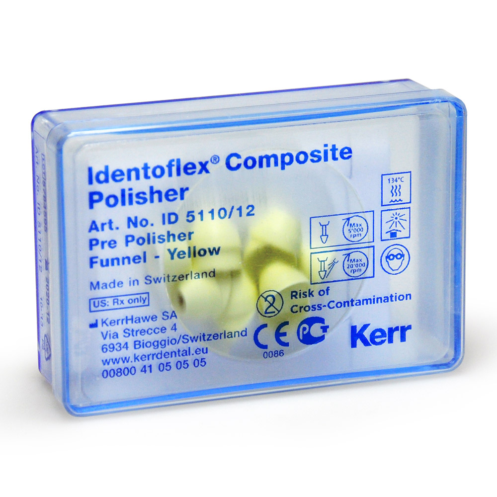 Identoflex Composite Pre Polierer T12 unmontiert, 12 Stück