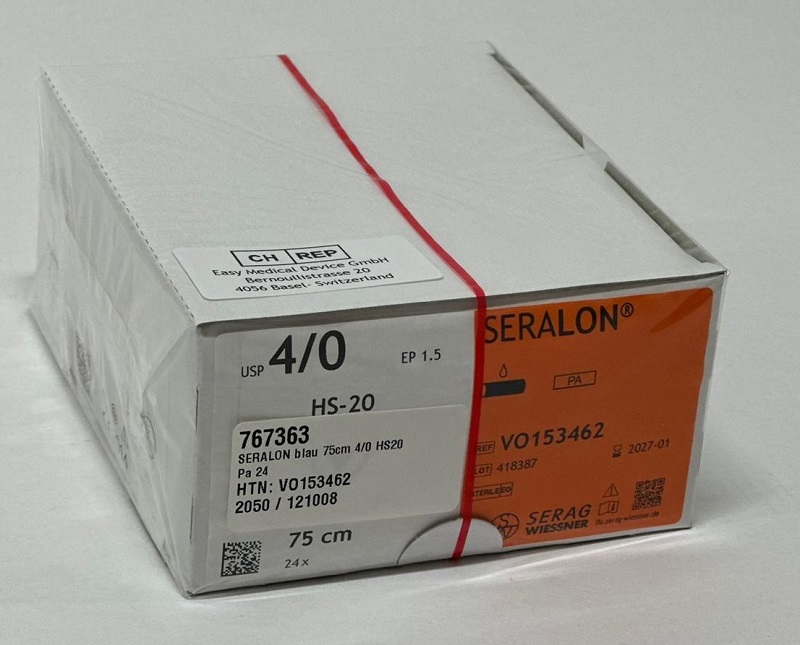 Seralon blau HS-20 4/0-EP1,5 0,75, 24 Stück