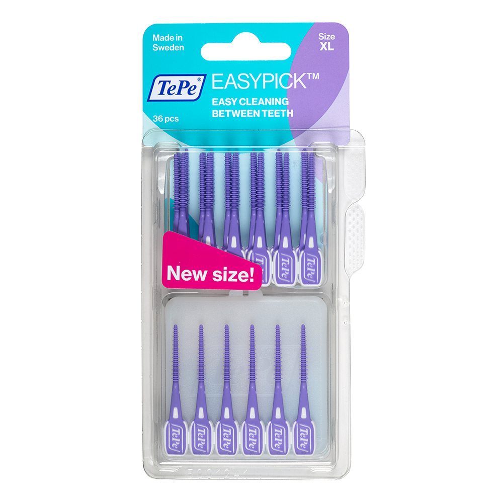 TePe EasyPick XL lila, 36 Stück Blister