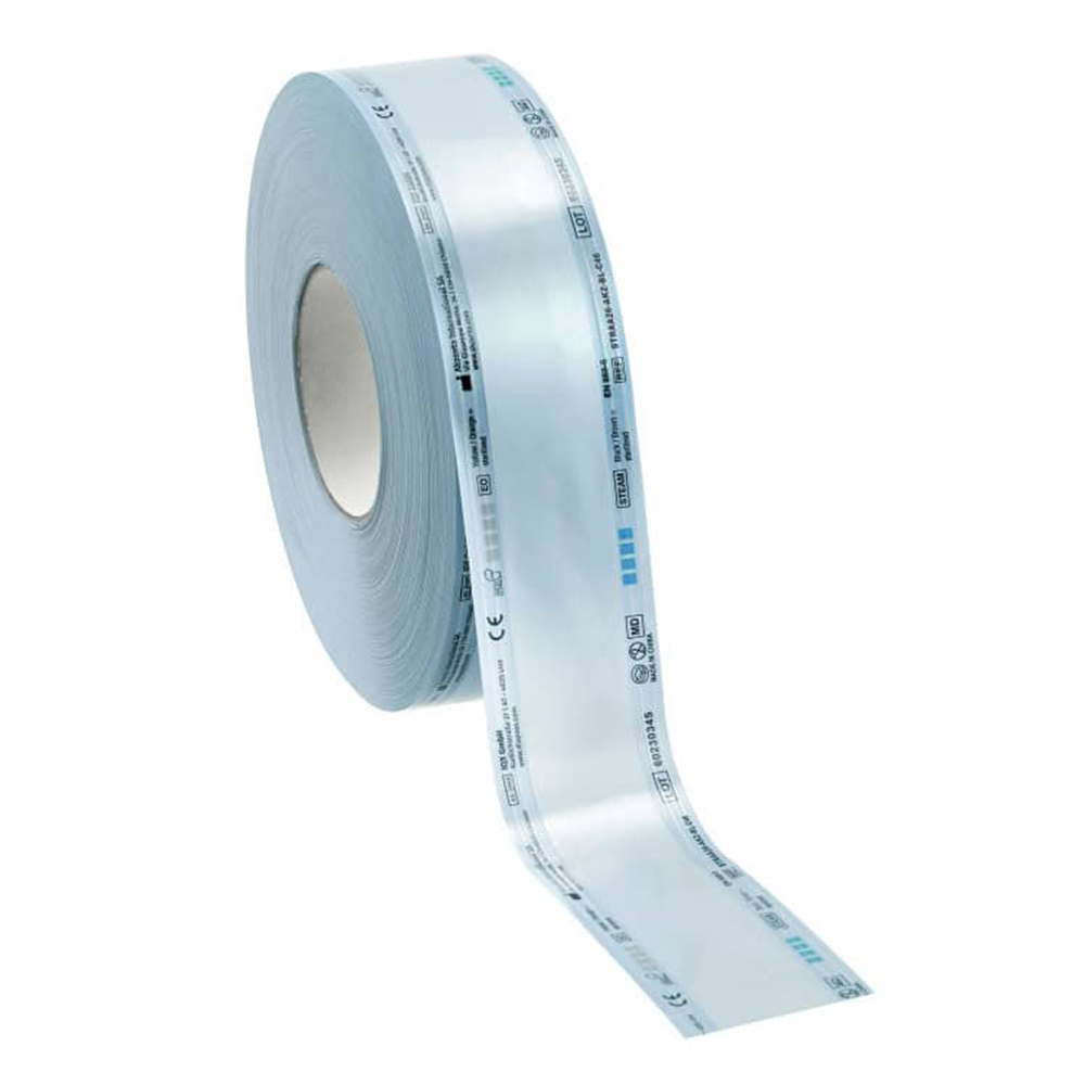 TOP SAFE - Rouleau de stérilisation bleu 55 mm x 200 m, sans pliure