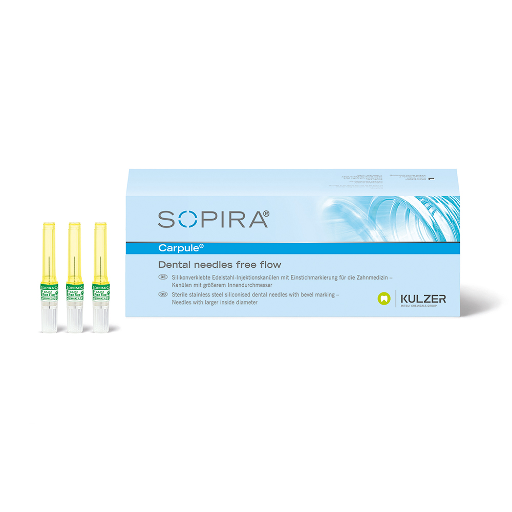 Sopira Carpule Free Flow Kanüle G30 0,3 x 16 mm, 100 Stück
