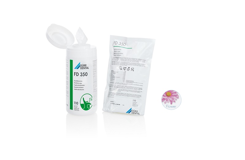 Lingettes désinfectantes FD350 Flower, NP 12 x 110