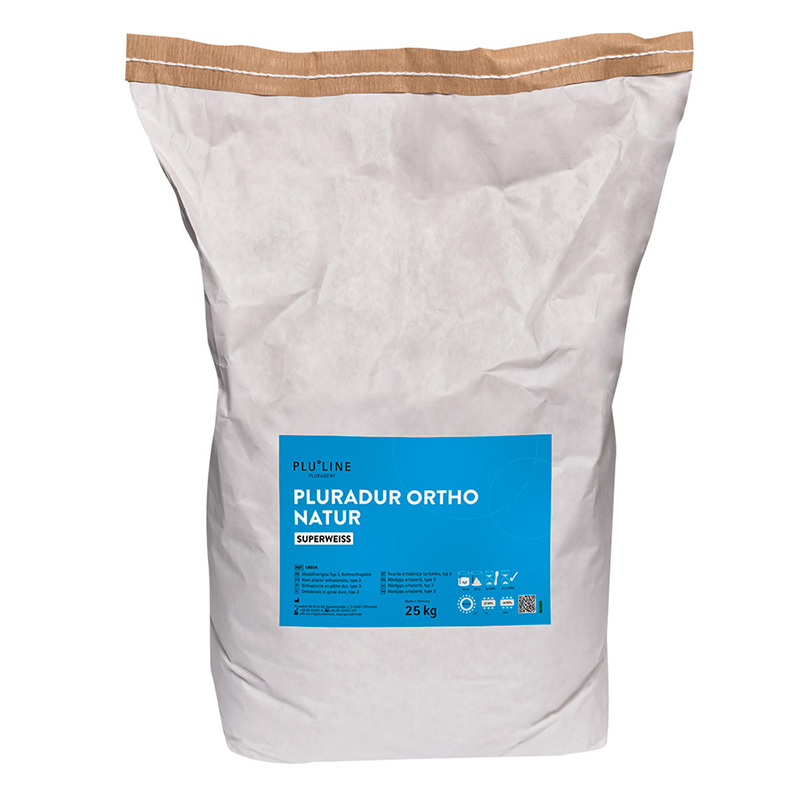 Pluradur Ortho Natur Hartgips, 25 kg Sack