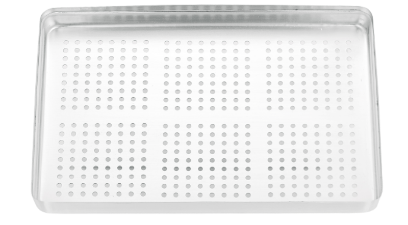 ASA Chromstahltray Deckel gelocht large 2721-U, Stück