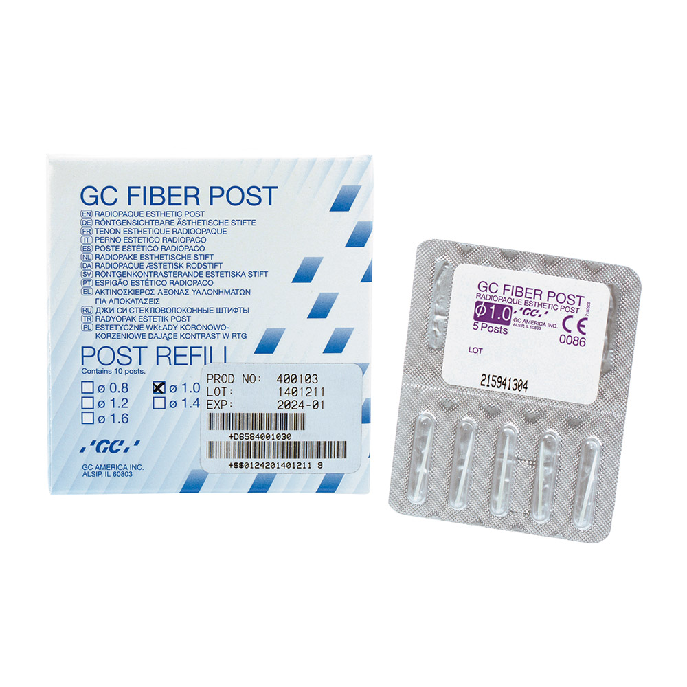 Fiber Post Stifte 1,0 mm, 10 Stück