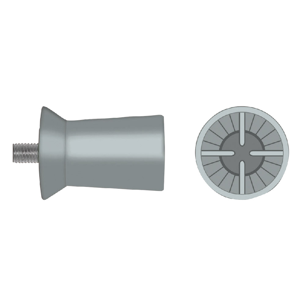 Prophy-Cup Screw-Type 9001 hellgrau, 120 Stück