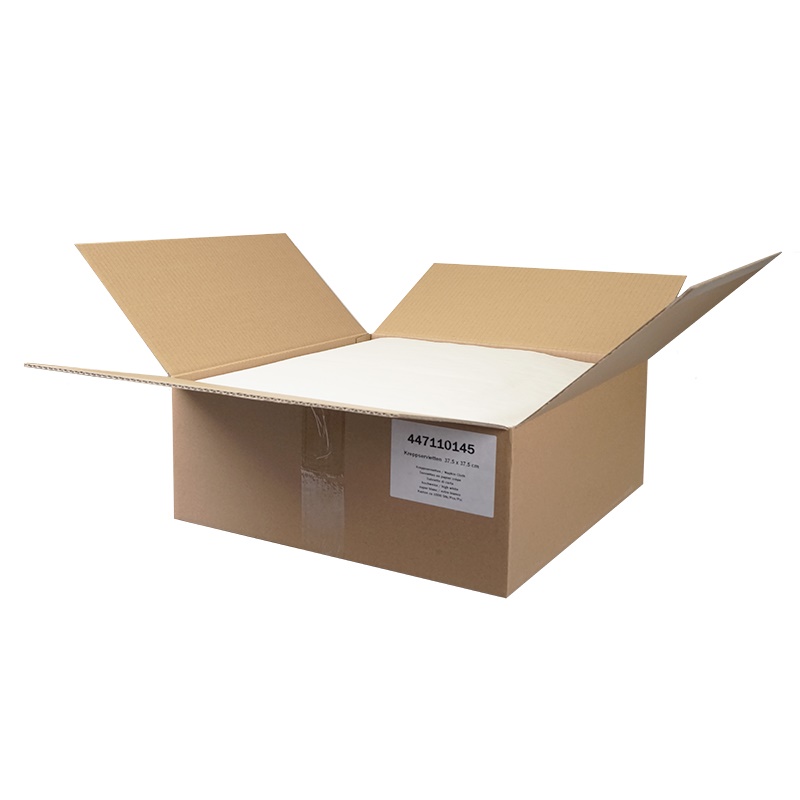 Antalis Kreppservietten weiß 37,5 x 37,5 cm ungefaltet, 1000 Stück