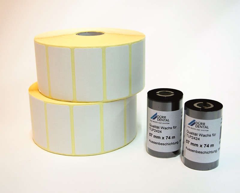 Etiketten Set selbstklebend für Hygoprint Plus, 2500 Stück