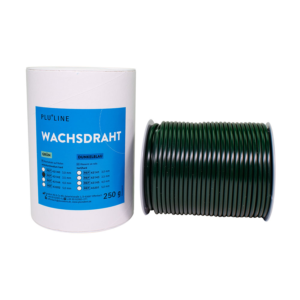 PLULINE File de cire, vert, 3,50 mm, 250 gr., Rl..