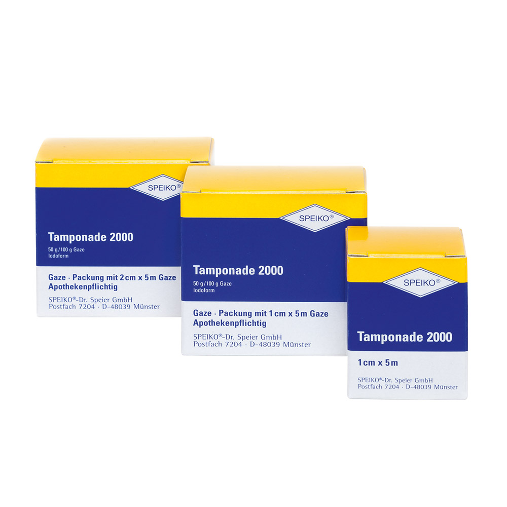 Tamponade 2000 1 cm x 5 m ungetränkt, Packung
