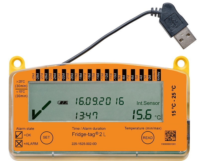 FRIDGE-TAG 2 L 15 C - 25 C DE