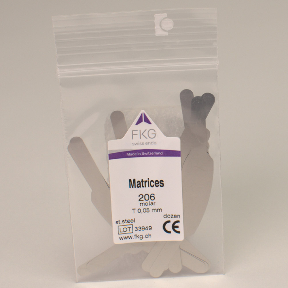 FKG Matrize 206 0,05 mm Molar >CH, 100 Stück Packung