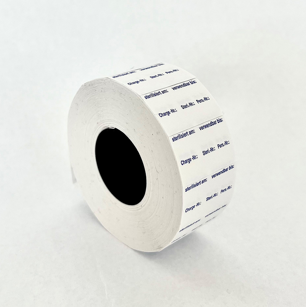 Hygoprint Etiketten Ersatzrolle einfach selbstklebend, 5x 1000 Stück Packung