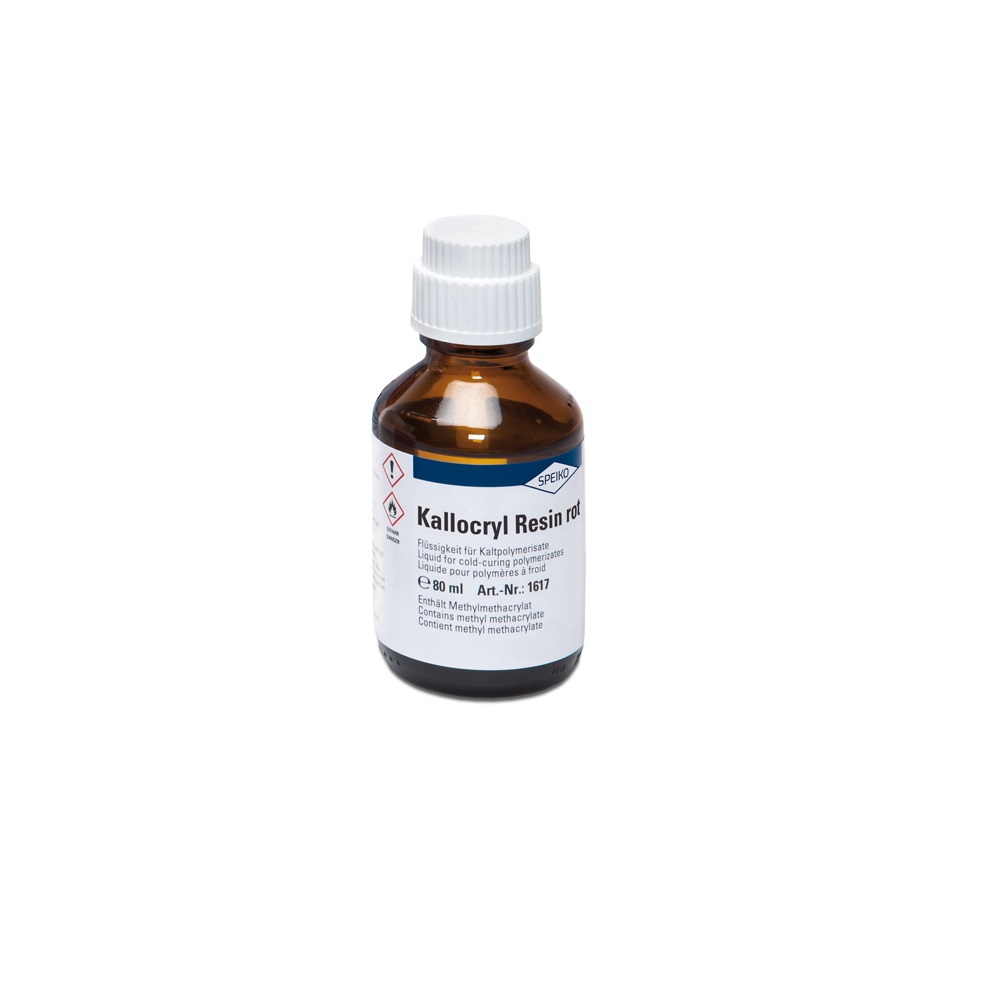 Kallocryl Resin rot Flüssigkeit 80ml