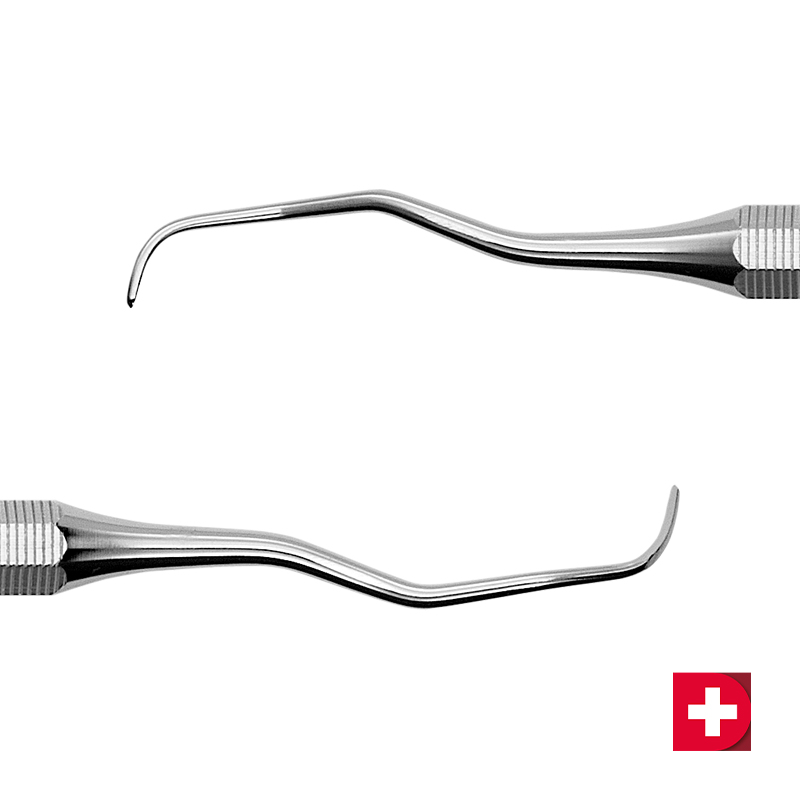 Curette Deppeler Jaccard 11-12 m. ADEP rouge, pièce
