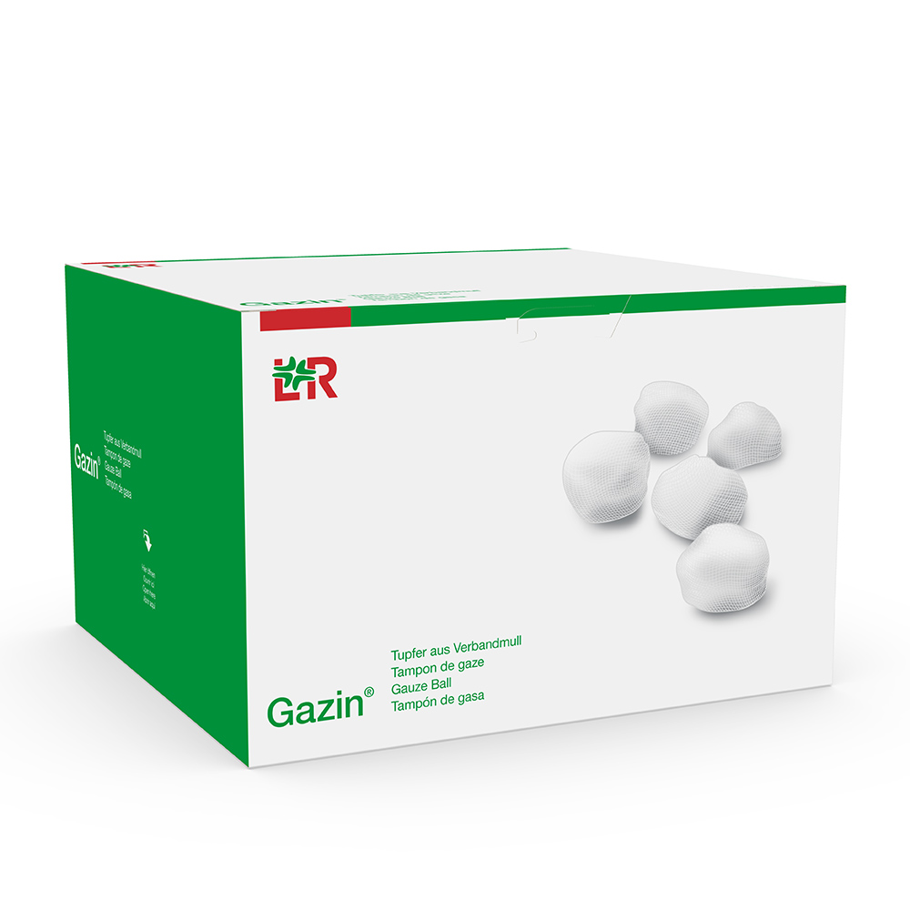 Gazin Tupfer aus Verbandmull steril RK Gr.3 pflaumengroß 2+3, 125 Stück