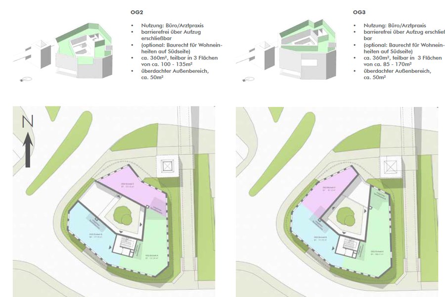 Design Neubau Ärzte- und Geschäftsgebäude