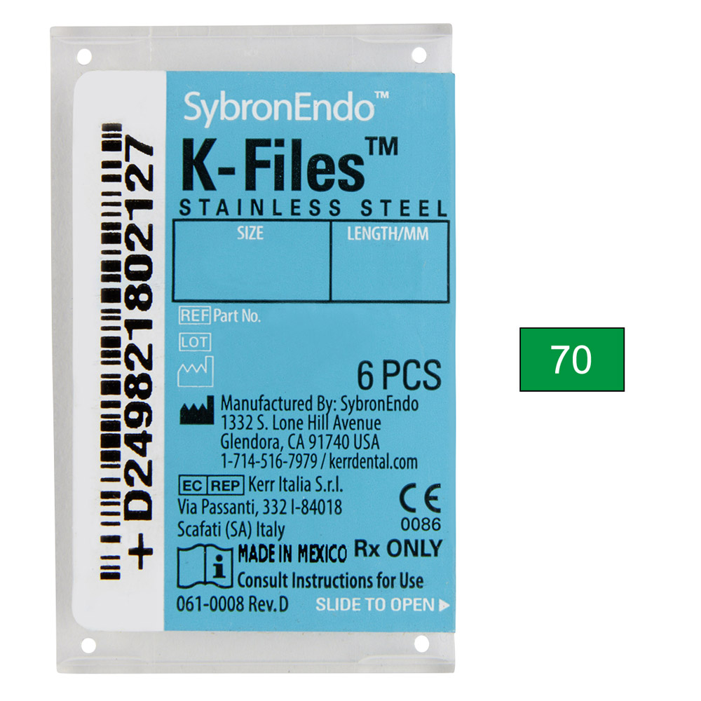 K-Feilen 070 21 mm, 6 Stück