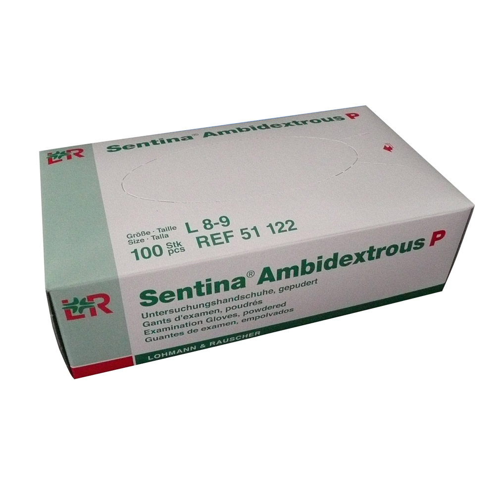 Sentina Ambidextrous Handschuhe puderfrei Gr. L, 100 stück