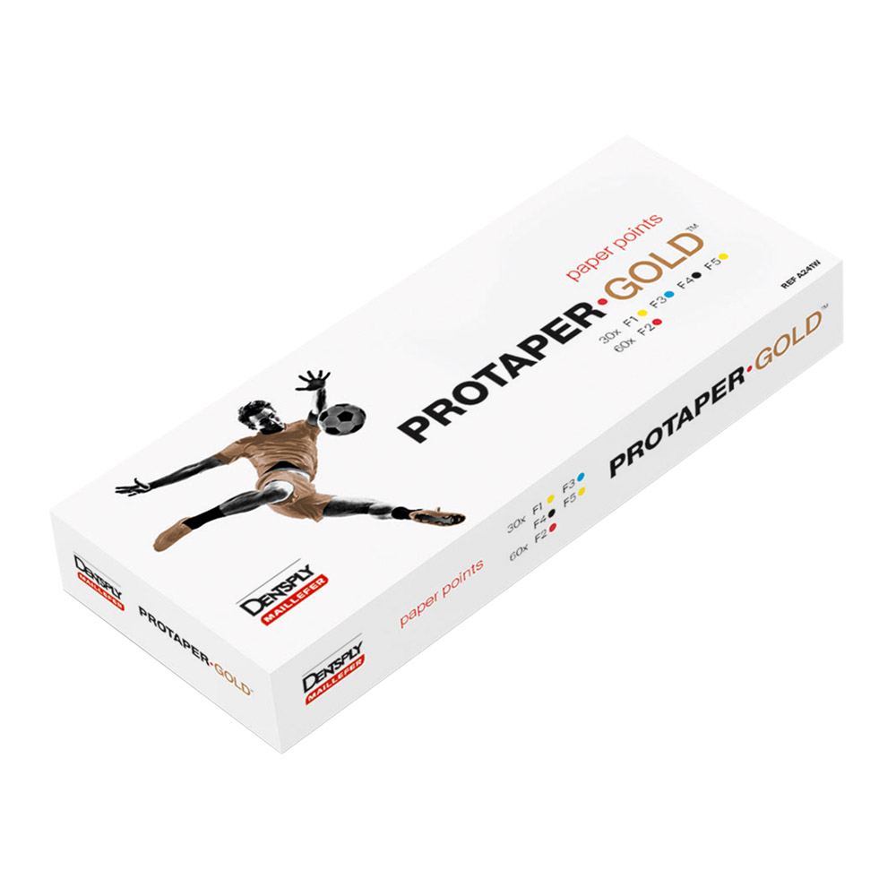 ProTaper Gold Papierspitzen F2, 180 Stück Packung