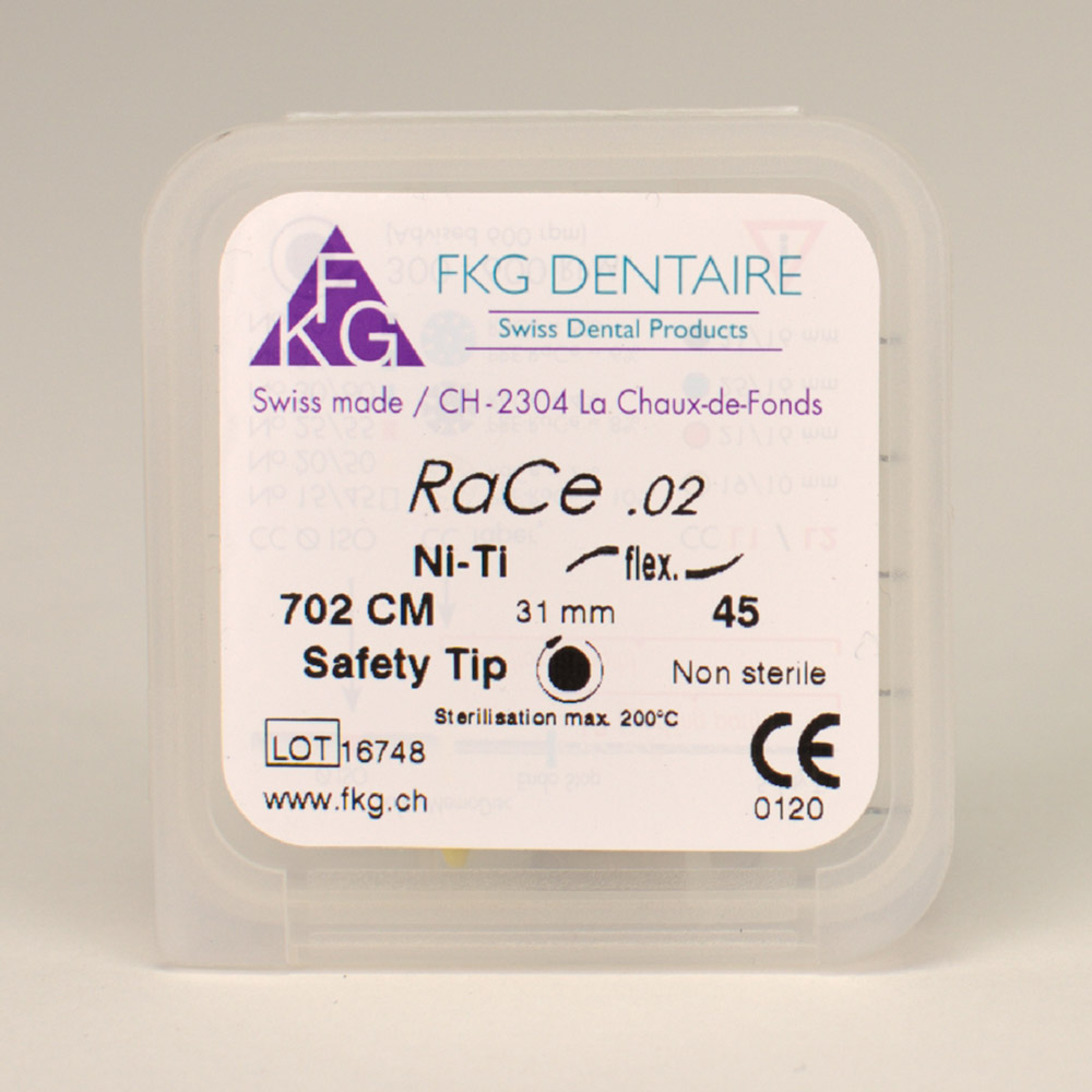 RaCe NiTi-Instrument 2% 31 mm Gr.045, 6 Stück