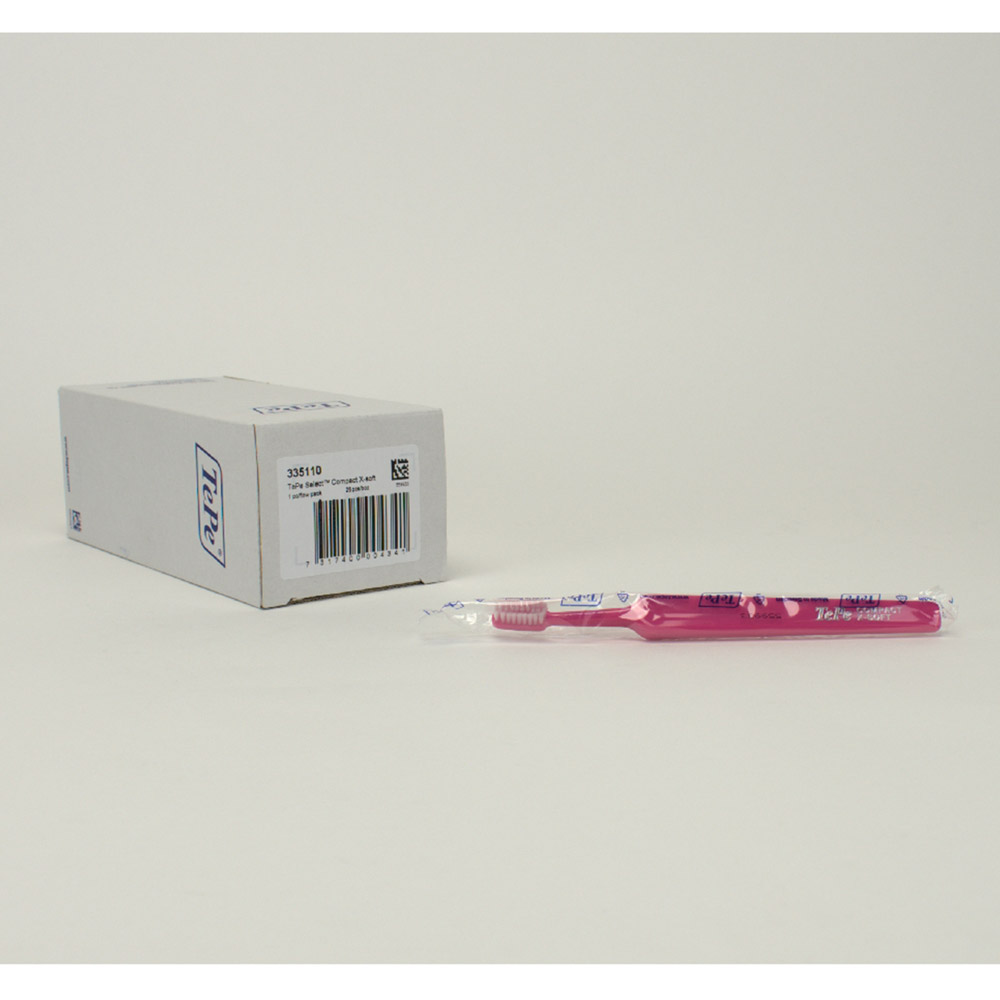 TePe Select Compact x-soft Zahnbürste, 25 Stück
