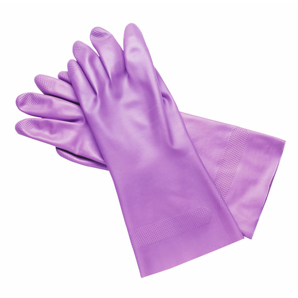 Schutzhandschuhe Nitril lila Gr. M extra lang, Paar