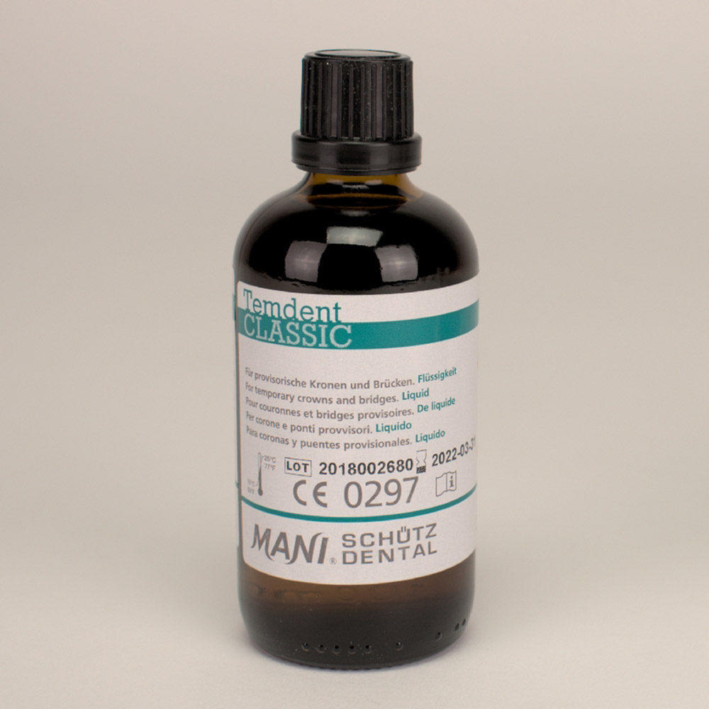 Temdent Flüssigkeit, 100 ml Flasche