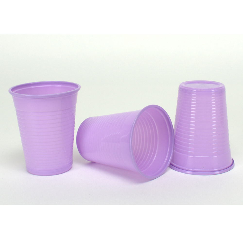 Mundspülbecher 180 ml lila, 3000 Stück