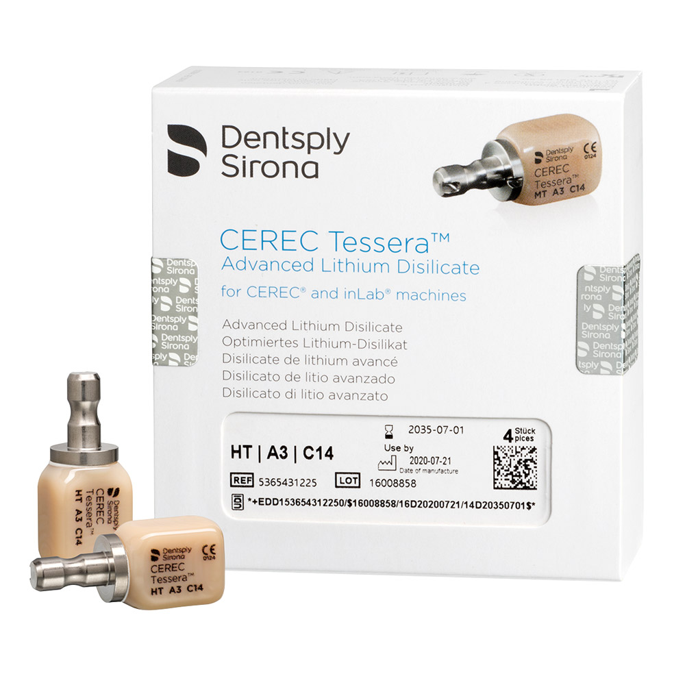 CEREC Tessera C14 HT A2, 4 Stück