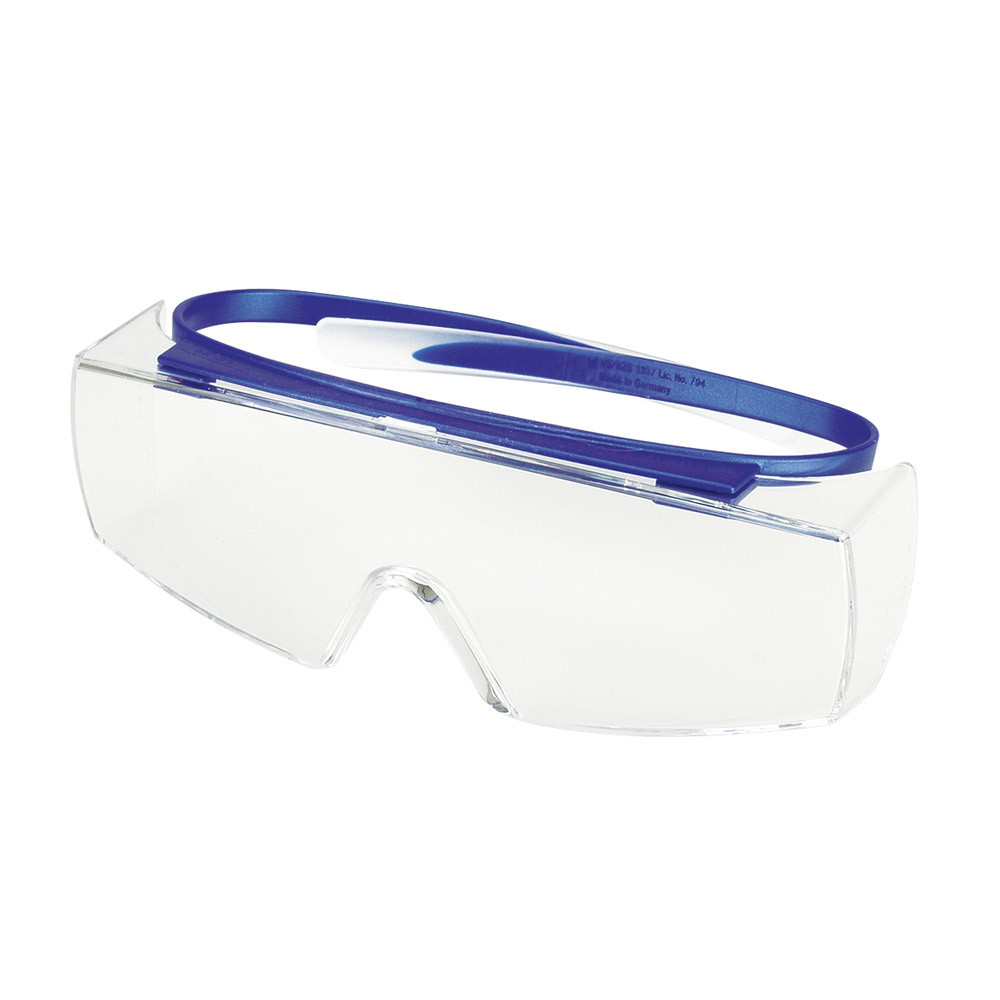 Schutzbrille iSpec Fit OTG blau, Stück
