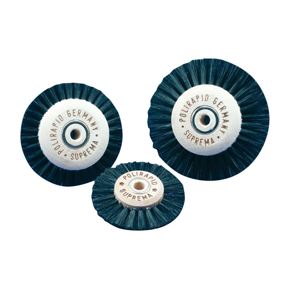 Polierbürste Suprema Holzkern breit 2/28/55 mm, 6 Stück