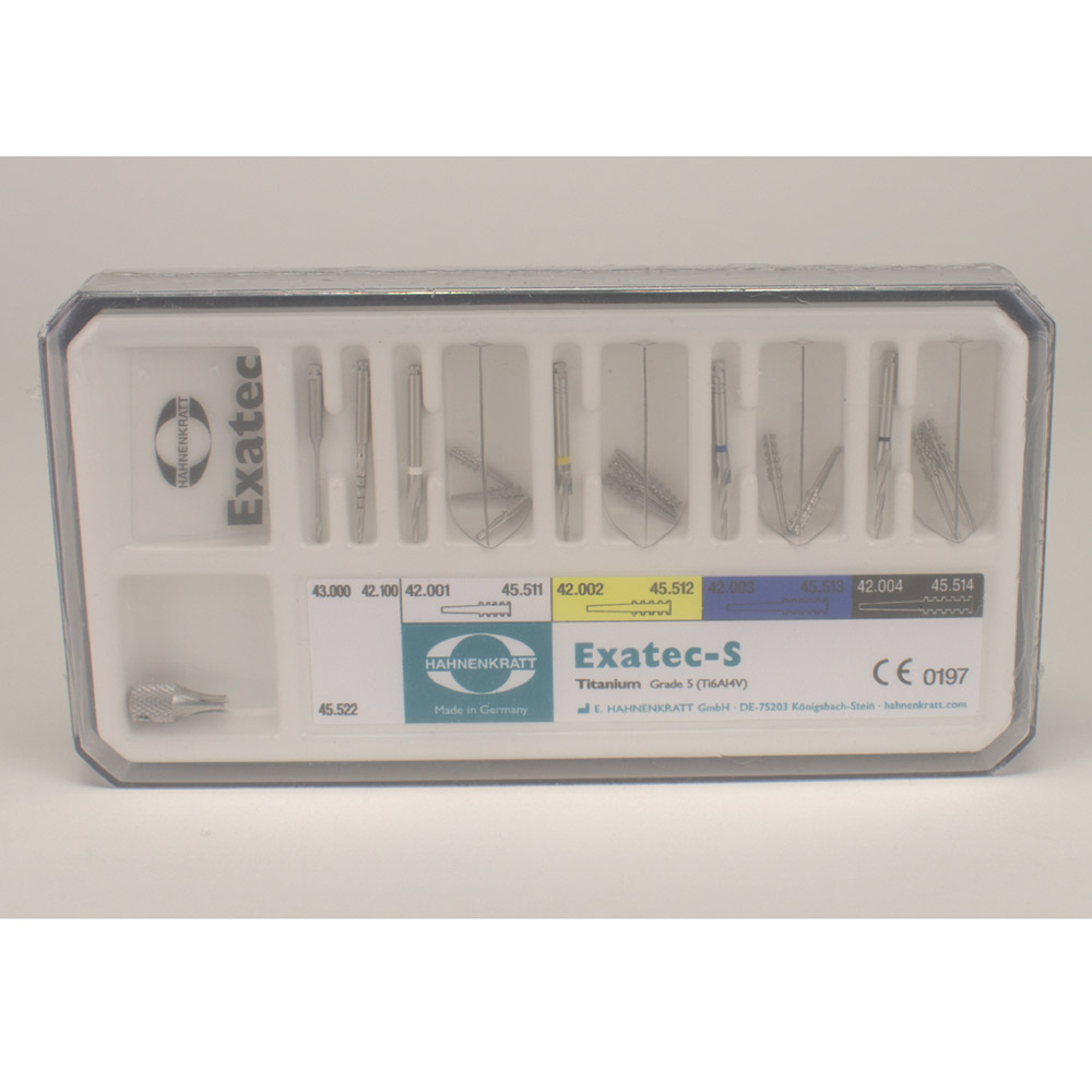 Exatec S Titan Stifte, Standard-Sortiment