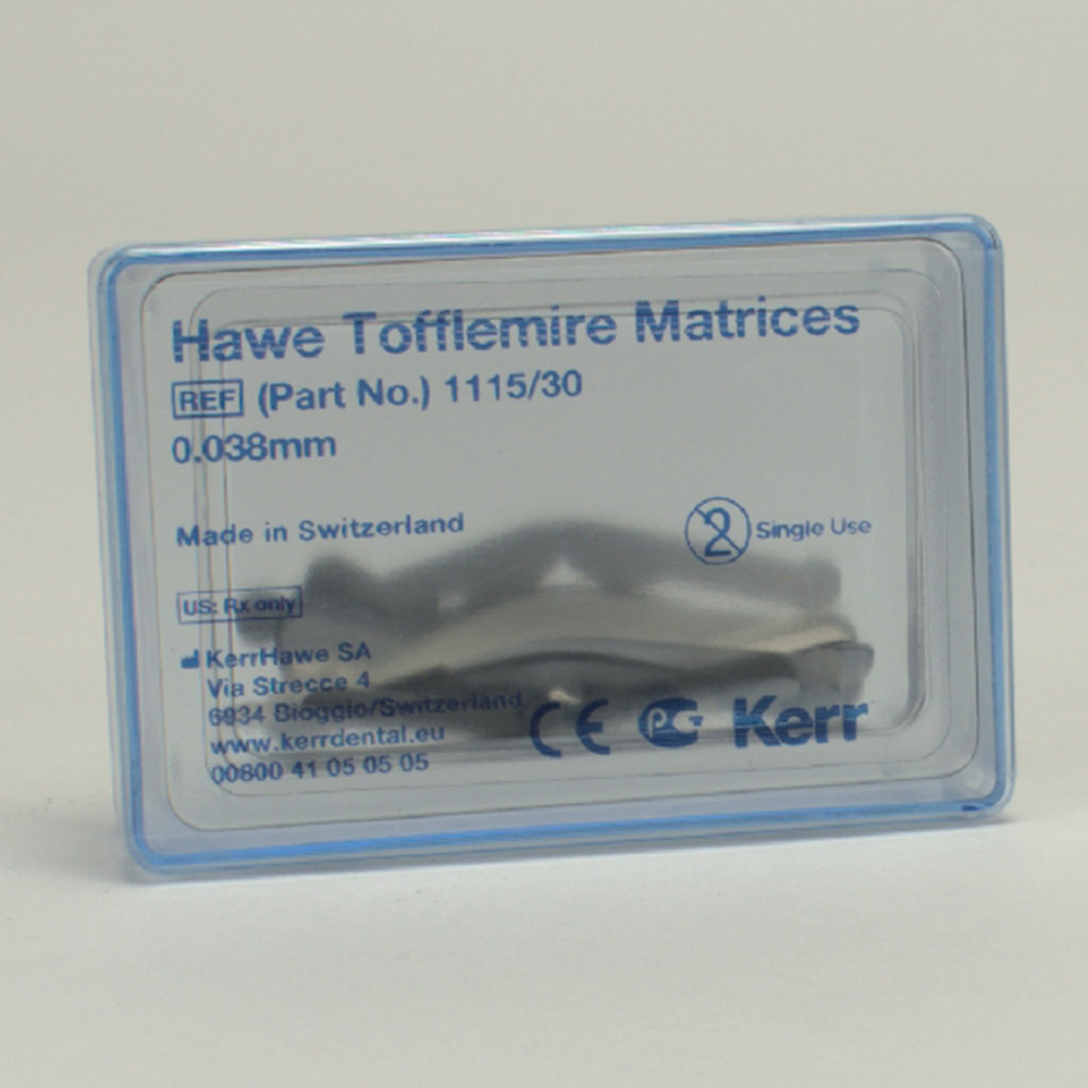 Tofflemire Matrizen 1115 Hawe, 30 Stück