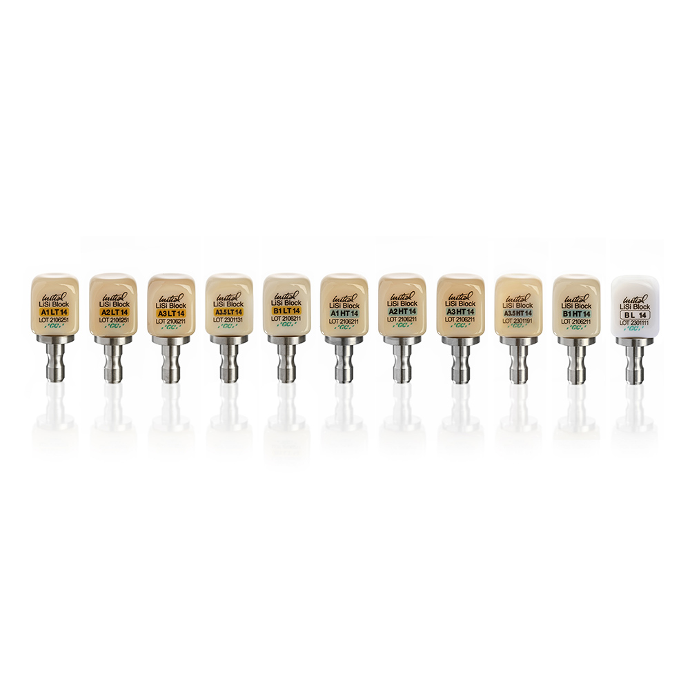 GC Initial LiSi Block CEREC 14 A1 HT, 5 Stück