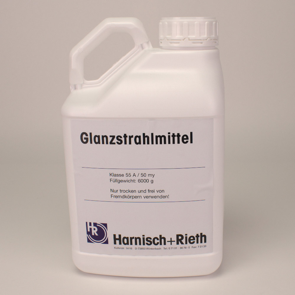 Glanzstrahlmittel 55 A 50 my, 6 kg