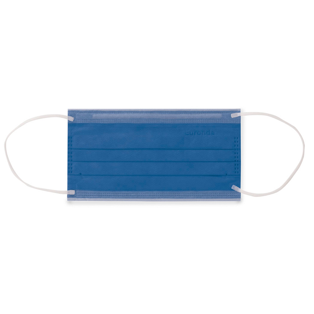 Monoart Pro 4 Perfect Fit Mundschutz capriblau, 50 Stück